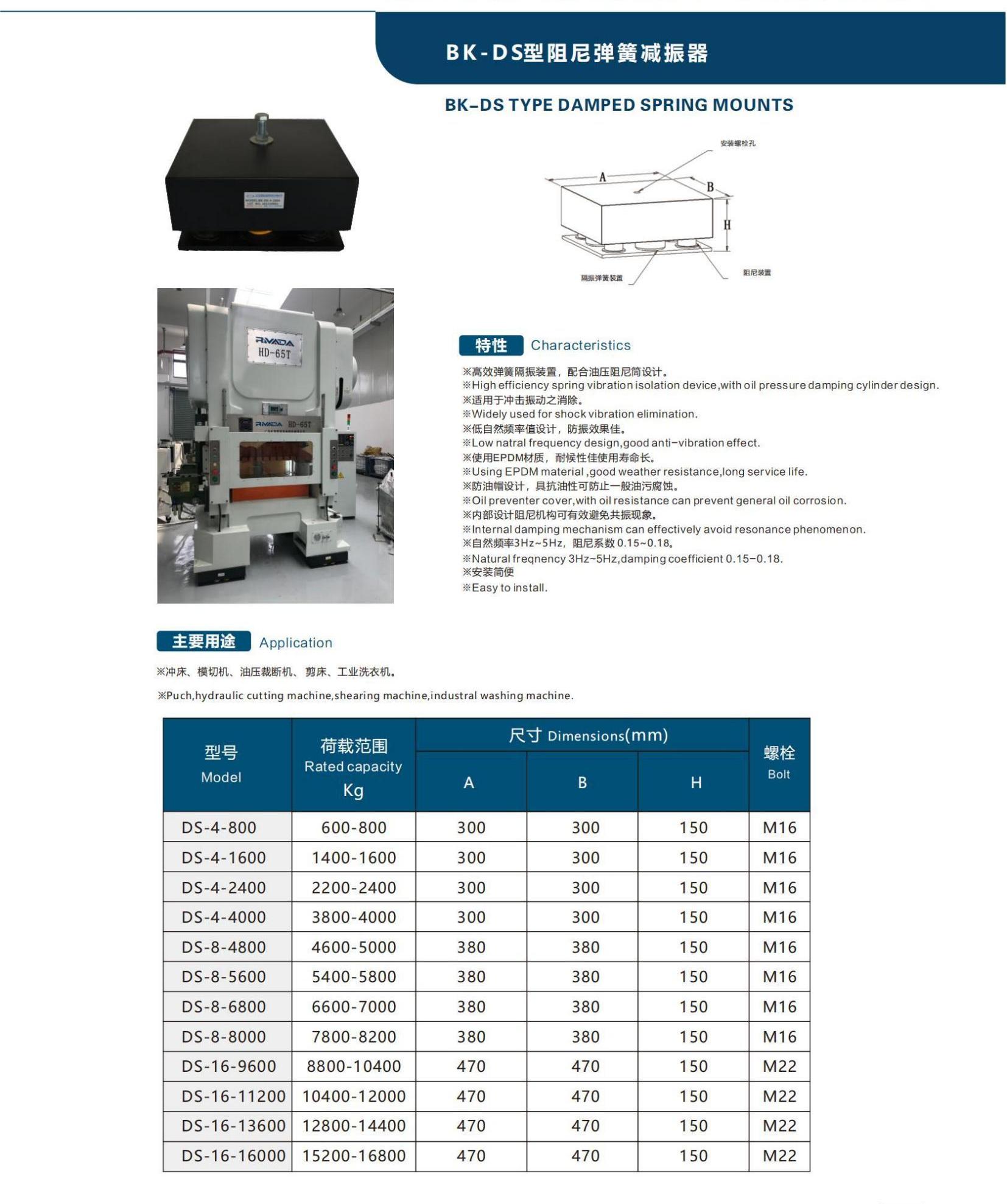 BK-DS型阻尼弹簧尊龙凯时器